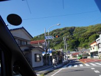 交差点の名前が「日蓮」です。